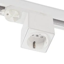 3-fase contactdoosadapter CLASSIC + S1, wit