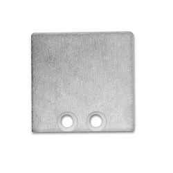 Accessory for profile SURF16 - aluminium endcap (2 pc.), incl. screws, EC58, closed