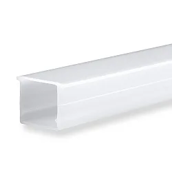 Accessory for profile SURF16 - cover COVER21 opal / satined, IP54, 65% translucency, 200cm