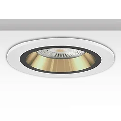 Inbouwframe rond, stijf, goud, zwart, wit