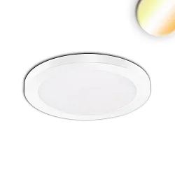 Opbouw-/inbouwarmatuur Slim Flex IP44, wit 