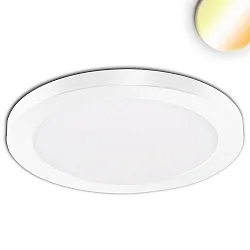 Opbouw-/inbouwarmatuur Slim Flex IP44, wit 