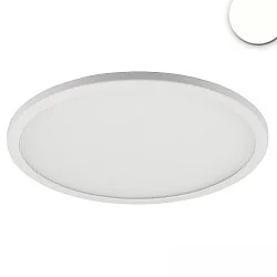 LED downlight Flex 23W, IP52, UGR<19, suitable for offices, ultraflat, DA 5-21cm, dimmable, white, 23W 4000K 1600lm 120°