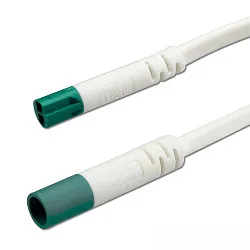 Verlengkabel, groen, wit
