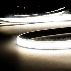 Volledig gesiliconiseerde LED StripE AQUA CRI940 LINEAR 48V/13W  - 5M 2-polig wit