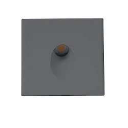Angular aluminium cover 1 for LED wall luminaire Sys-Wall68