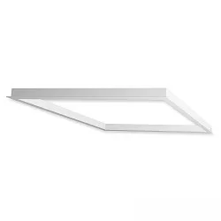 Accessory for LED panel - recessed mounting frame, aluminium, white RAL 9016