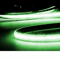 Volledig gesiliconiseerde LED StripE CRI9G LINEAR 48V-FLEXBAND 2-polig wit