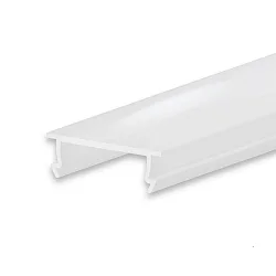 Accessory for profile PURE12 / PURE14 / STAIRS13 - cover COVER40, opal / satined, 65% translucency, 250cm