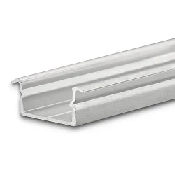 Recessed LED mount profile PURE14 D, aluminium, 200cm, silver