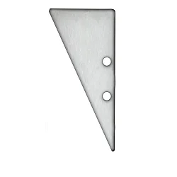 Eindkap HIDE TRIANGLE, aluminium
