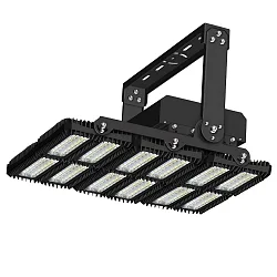 Strijklicht FLOOD 1350W asymmetrisch, instelbaar IP66, zwart dimbaar