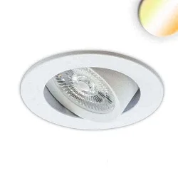Inbouwarmatuur Sunset Slim68 IP40, dimbaar 9W 700lm 1800-2800K 45° 45° CRI 93