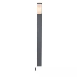 Lichtpaal 1100 cilindrisch, zonder sensor, schakelbaar E27 IP44, antraciet dimbaar
