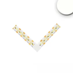 Hoekverbinder MINI AMP FLEX 12V met verlichting, wit