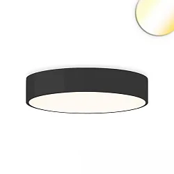 wall and ceiling luminaire DN600 round, CCT Switch IP20, black dimmable