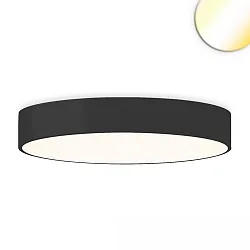 wall and ceiling luminaire DN800 round, CCT Switch IP20, black dimmable