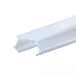 toebehoren Profiel omslag COVER54 TRANSPARENT, transparant 200cm
