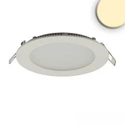 Downlight plat, rond, verblindingsvermindering, wit