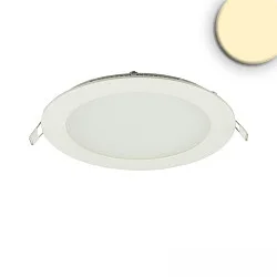 Downlight plat, rond, verblindingsvermindering IP42, wit dimbaar