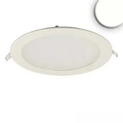 Downlight plat, rond, verblindingsvermindering IP42, wit dimbaar