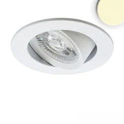 Inbouwarmatuur SLIM68 rond IP40, wit dimbaar 8,6W 840lm 3000K