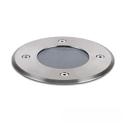 Vloerinbouwarmatuur IP67, zilver