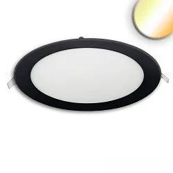 Downlight IP42, zwart dimbaar