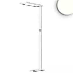 Staande lamp OFFICE PRO UGR < 19 IP40, zilver dimbaar