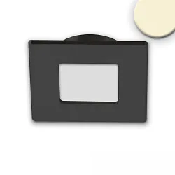 Meubelarmatuur MINI AMP hoekig IP20, zwart dimbaar