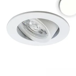 Inbouwarmatuur SLIM68 MINI AMP rond IP40, wit  8W 960lm 4000K