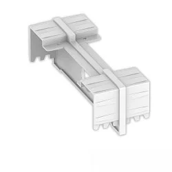 Verbinder mechanisch, met kabelopening, Slinger versie, wit