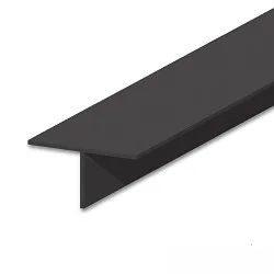 T-profiel T 12, zwart