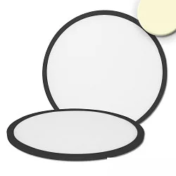 Plafondarmatuur SLIM300 up down, rond IP44, zwart 