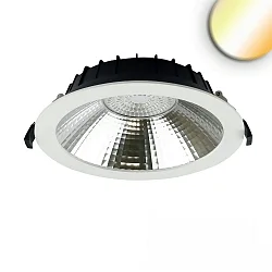 downlight REFLEKTOR 18W COLORSWITCH CCT Switch, UGR < 19, set back IP44, white dimmable