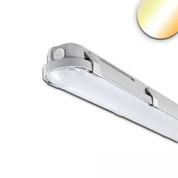 Armatuur voor vochtige ruimten POWERSWITCH EMERGENCY - 120CM voor BAP, CCT Switch, multipower, met noodlichtmodule IP65, wit 