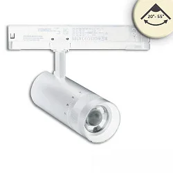 3-fase spot 24W - 20°-55° (DALI) stijf, DALI aanstuurbaar, focusseerbaar IP20, dimbaar