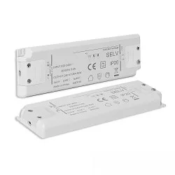 LED besturingsprogramma 24VDC, 0-30W, SELV plat, spanningsconstante, schakelbaar