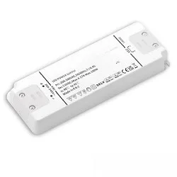 LED besturingsprogramma TRAFO 48V IP20 - 0-100W SELV plat, spanningsconstante, schakelbaar