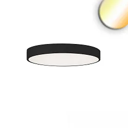 Plafondarmatuur COLOR SWITCH ROUND - Ø 40CM CCT Switch, UGR < 19, multipower IP40, zwart dimbaar