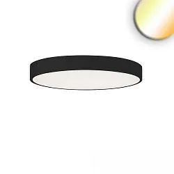 Plafondarmatuur COLOR SWITCH ROUND - Ø 60CM CCT Switch, UGR < 19, multipower IP40, zwart dimbaar
