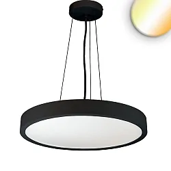 pendant luminaire COLOR SWITCH ROUND - Ø 100CM CCT Switch, UGR < 19, multipower IP42, black dimmable