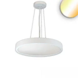 pendant luminaire COLOR SWITCH ROUND - Ø 60CM CCT Switch, UGR < 19, multipower IP42, white dimmable