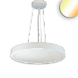 pendant luminaire COLOR SWITCH ROUND - Ø 80CM CCT Switch, UGR < 19, multipower IP42, white dimmable