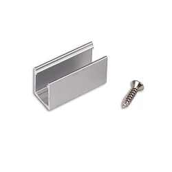 mounting bracket NEON B08H12 1 piece, silver