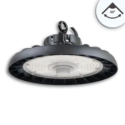 hall spot FL2 POWERSWITCH DIM / 120-150-200W / 60° impact resistant, multipower IP65, black dimmable