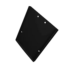 Eindkap EC115 (LAMP40) set van 2, met omslag, zwart