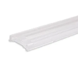Lens C64 2X25° ASYM DOUBLE (LAMP30 V2) dubbel, asymmetrisch, transparant