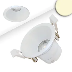 Inbouwspot BACK60 / LED MODULE UGR<12 rond, stijf, dimbaar, set terug IP20, wit mat dimbaar