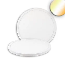 Plafondarmatuur SLIM300 PRO up down, CCT Switch, schakelbaar IP44, wit 